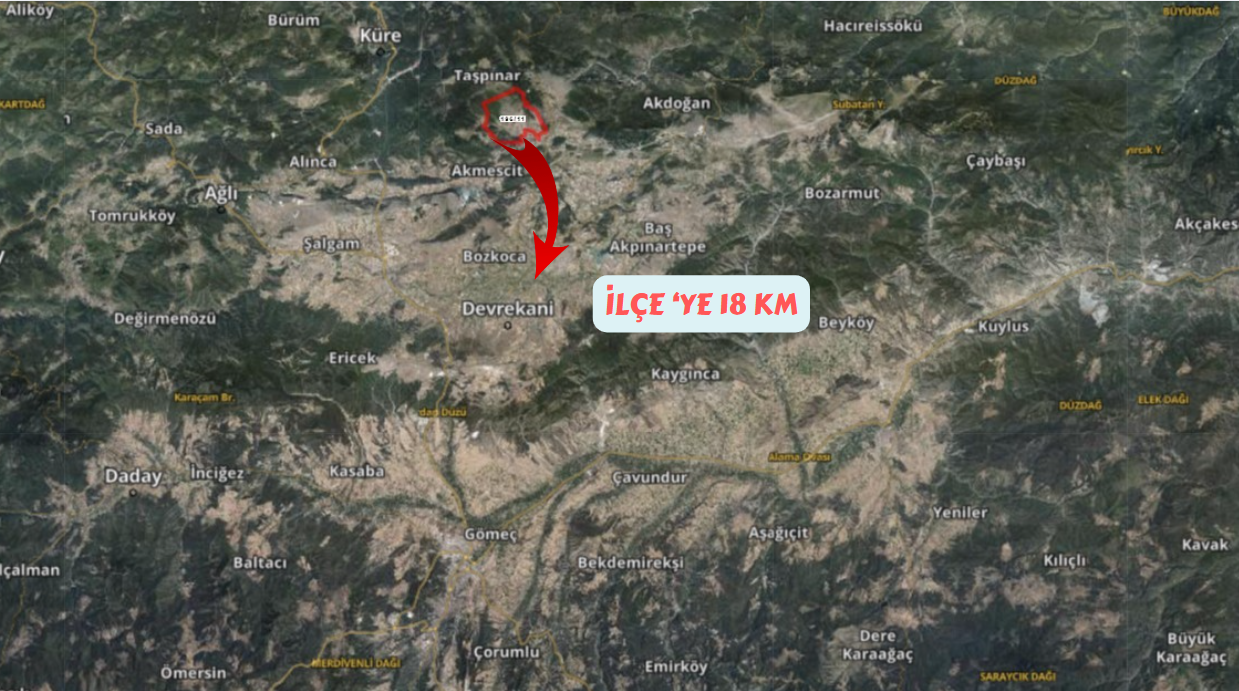 KASTAMONU DEVREKANİ ŞENLİK KÖYÜ 230M² HİSSELİ TARLAMIZ SATILIK - KASTAMONU DEVREKANİ fotoğraf 4